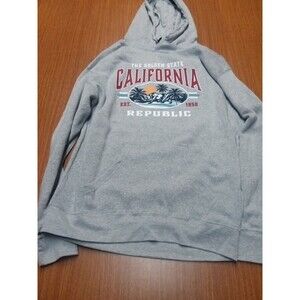 California Republic  Grey Pullover Hoodie Size XL